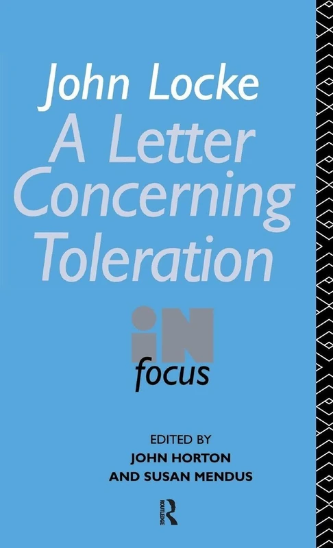 Routledge John Locke's Letter on Toleration in Focus