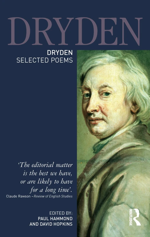 Routledge Dryden: Selected Poems - Longman Annotated English Poets