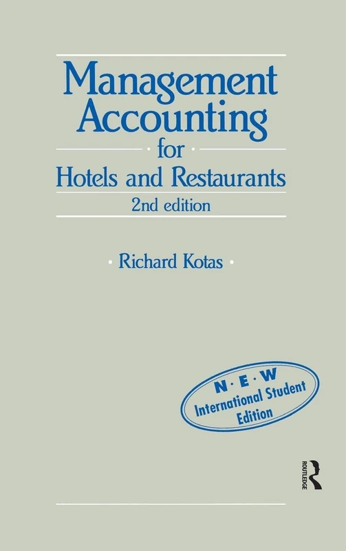 Management Accounting for Hotels and Restaurants