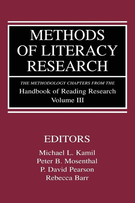 Routledge Methods of Literacy Research - Handbook Volume III