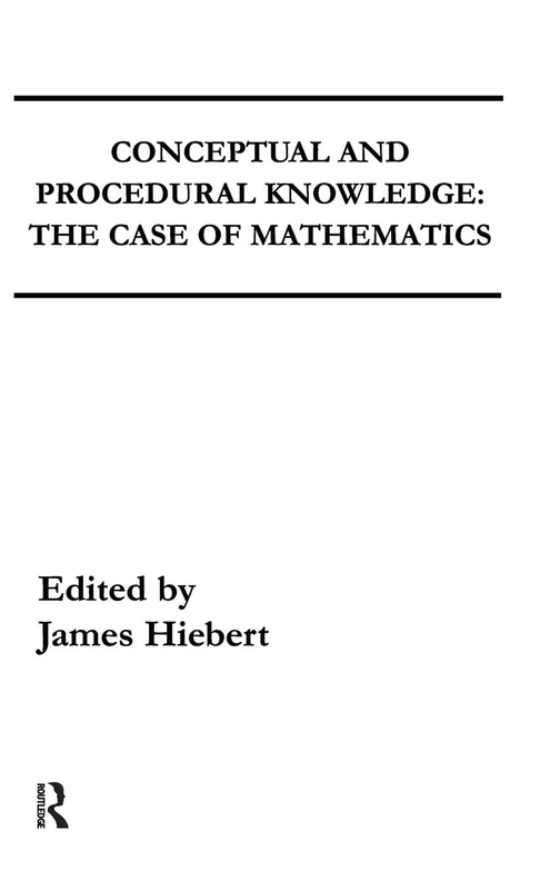 Conceptual and Procedural Knowledge: The Case of Mathematics - Image 1