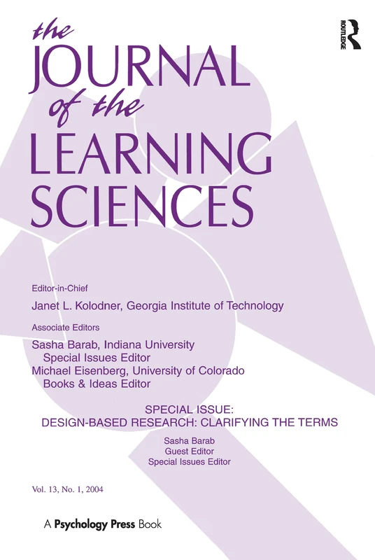 Design-based Research: Clarifying the Terms. A Special Issue of the Journal of the Learning Sciences: 13