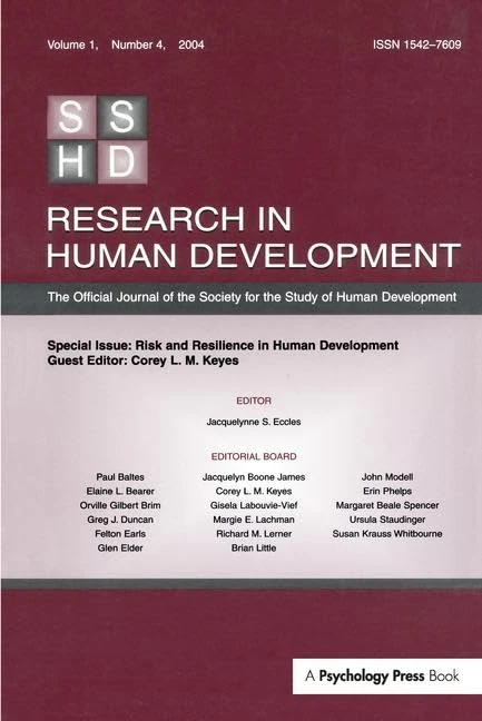 Routledge Risk and Resilience in Human Development Book