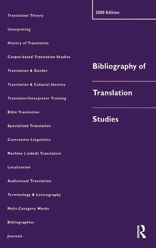 Routledge Bibliography of Translation Studies: 2000 Reference - Image 1