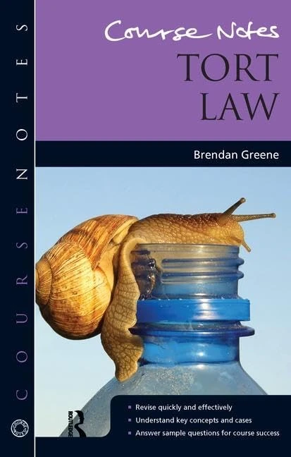 Routledge Course Notes: Tort Law - Law Degree Study Guide