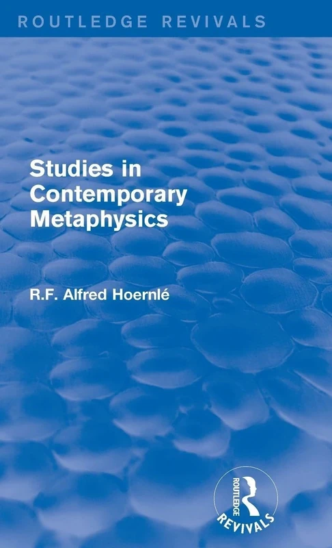 Studies in Contemporary Metaphysics (Routledge Revivals)
