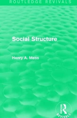 Social Structure (Routledge Revivals)