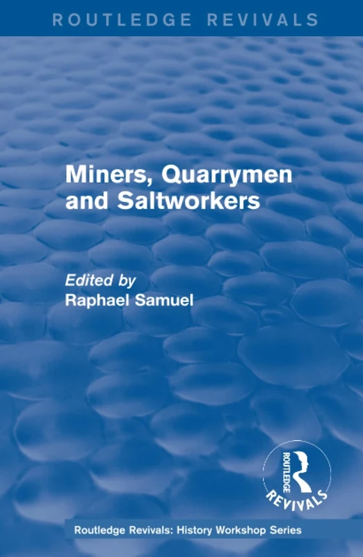 Routledge Revivals: Miners, Quarrymen and Saltworkers (1977) (Routledge Revivals: History Workshop Series)