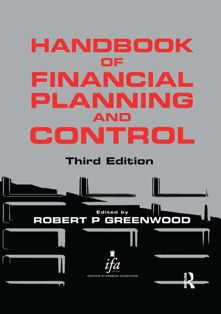 Handbook of Financial Planning and Control (100 Cases)