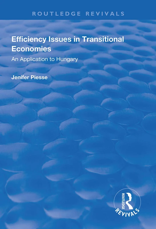 Efficiency Issues in Transitional Economies: Application to Hungary (Routledge Revivals)