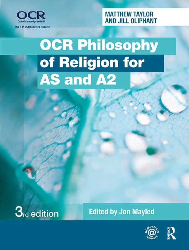 Routledge OCR Philosophy of Religion for AS and A2 Textbook
