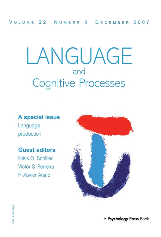 Language Production: Second International Workshop on Language Production: A Special Issue of Language and Cognitive Processes - Image 1