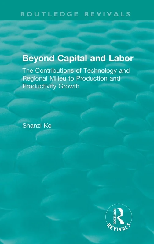 Beyond Capital and Labor: The Contributions of Technology and Regional Milieu to Production and Productivity Growth (Routledge Revivals)