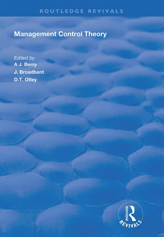 Management Control Theory (Routledge Revivals)