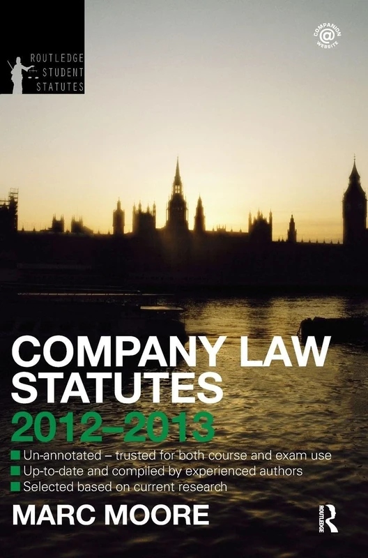 Company Law Statutes 2012-2013 (Routledge Student Statutes)