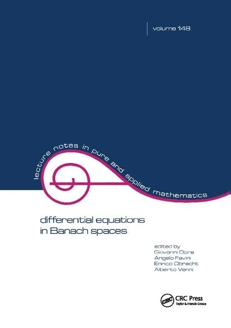 CRC Press Differential Equations in Banach Spaces - Bologna