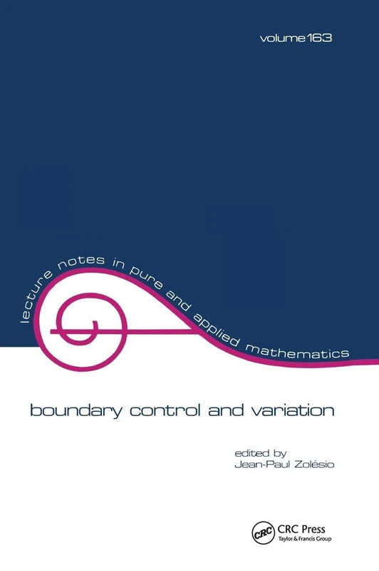Boundary Control and Variation (Lecture Notes in Pure and Applied Mathematics)