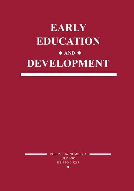 Early Education and Development: A Special Issue of Early Education and Development: 16