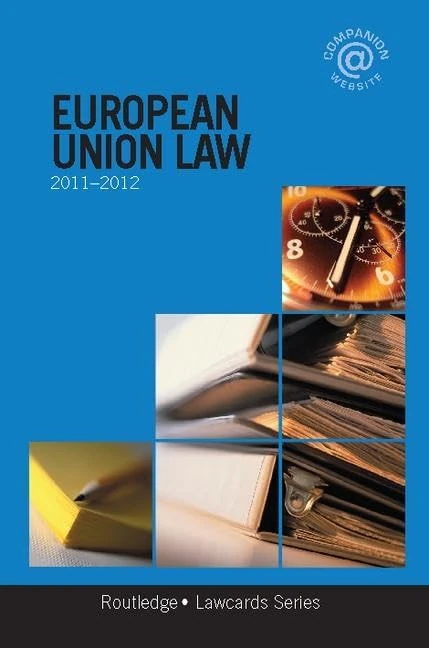 Routledge European Union Lawcards 2011-2012 - Law Revision - Image 1