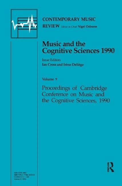 Music and the Cognitive Sciences 1990 (Contemporary Music Review) - Image 1