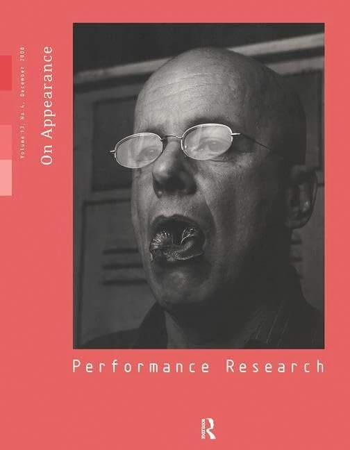 Routledge RPRS 13:4 Performance Research - Various Authors