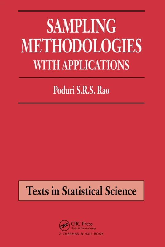 CRC Press Sampling Methodologies with Applications Textbook