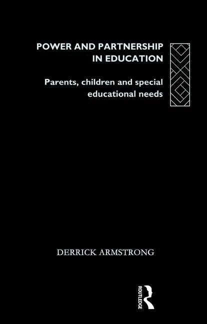 Routledge - Power and Partnership in Education Book