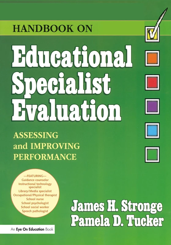 Handbook on Educational Specialist Evaluation: Assessing and Improving Performance