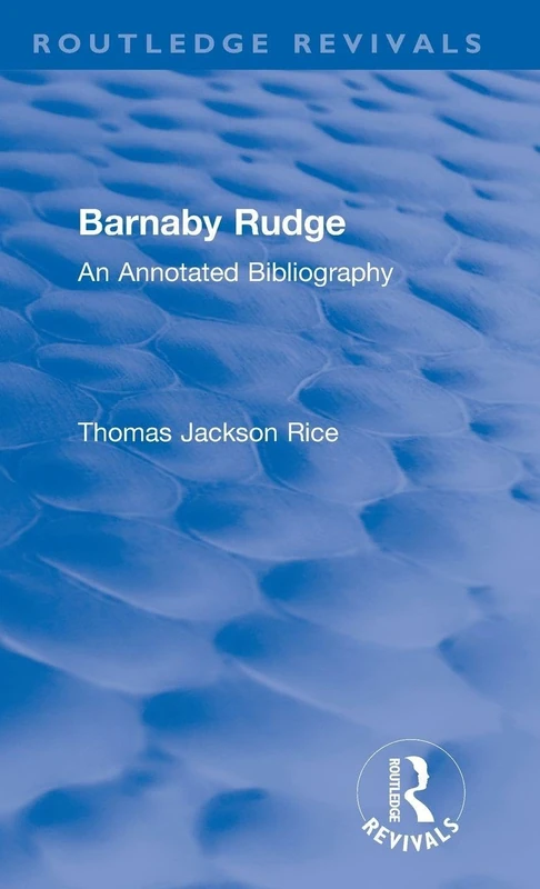 Routledge Barnaby Rudge (1987) - Annotated Bibliography - Image 1