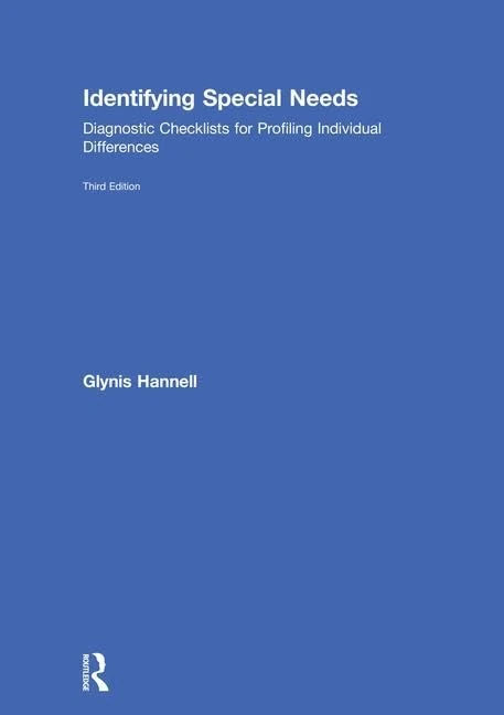 Routledge Identifying Special Needs Diagnostic Checklists