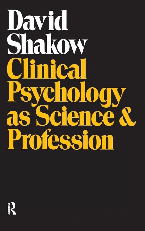 Routledge - Clinical Psychology as Science and Profession