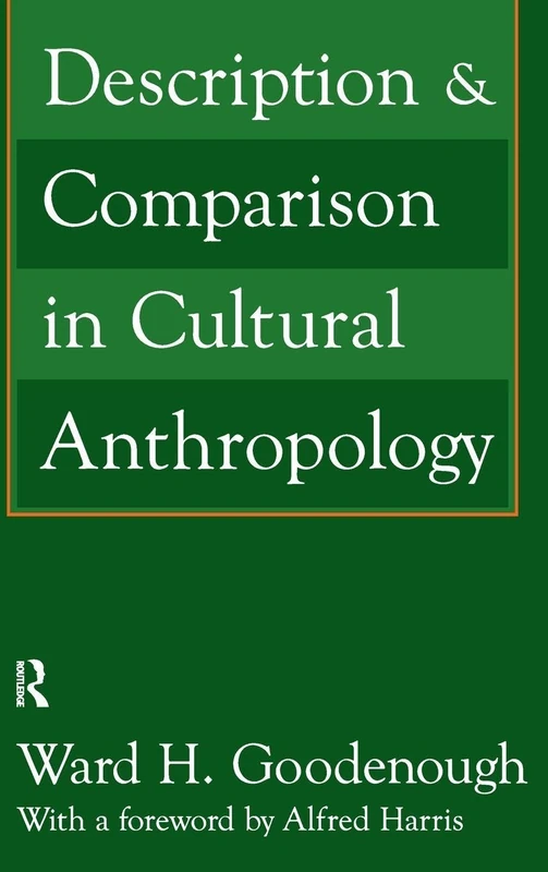 Routledge Description and Comparison in Cultural Anthropology
