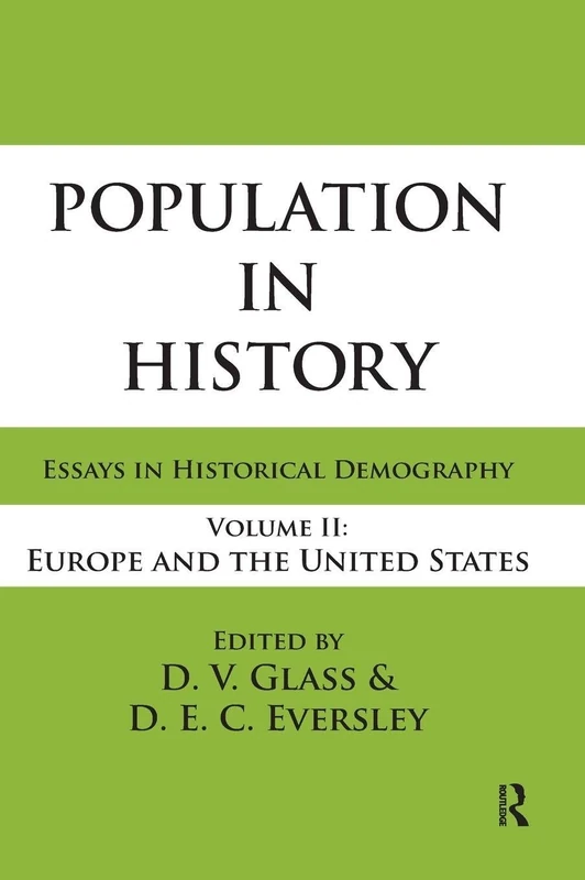 Routledge Population in History: Europe and United States