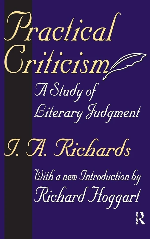 Practical Criticism: A Study of Literary Judgment