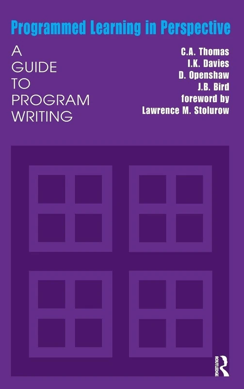 Programmed Learning in Perspective: A Guide to Program Writing - Image 1