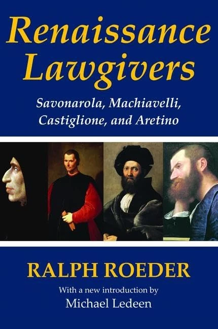 Routledge Renaissance Lawgivers - Savonarola and Machiavelli - Image 1