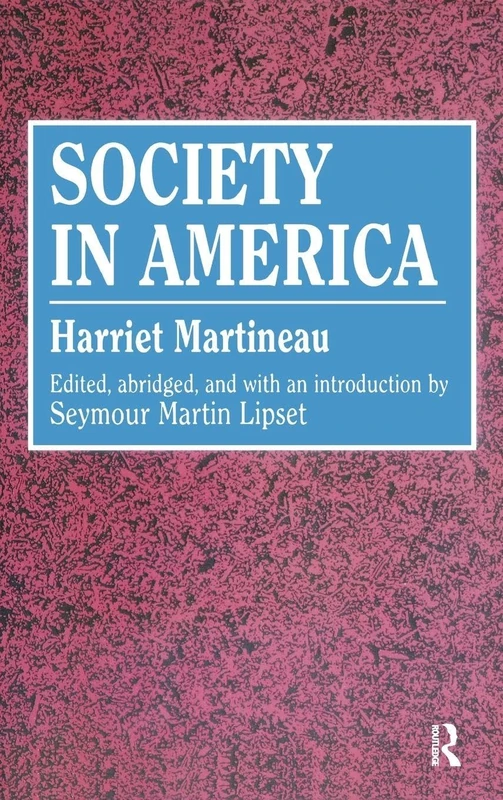 Society in America (Social Science Classics)
