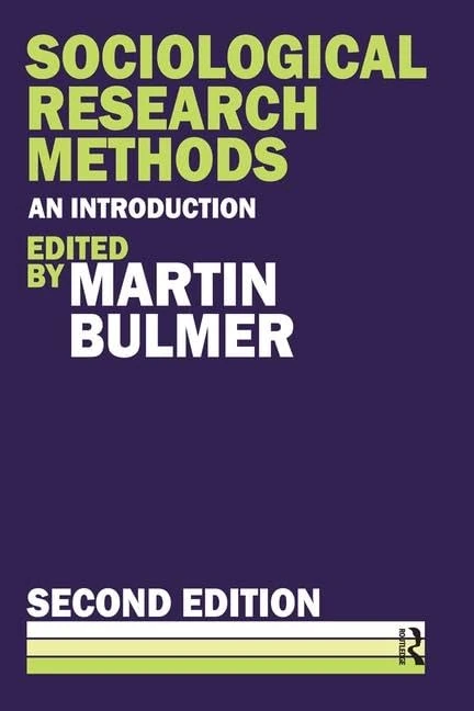 Routledge Sociological Research Methods - Academic Textbook