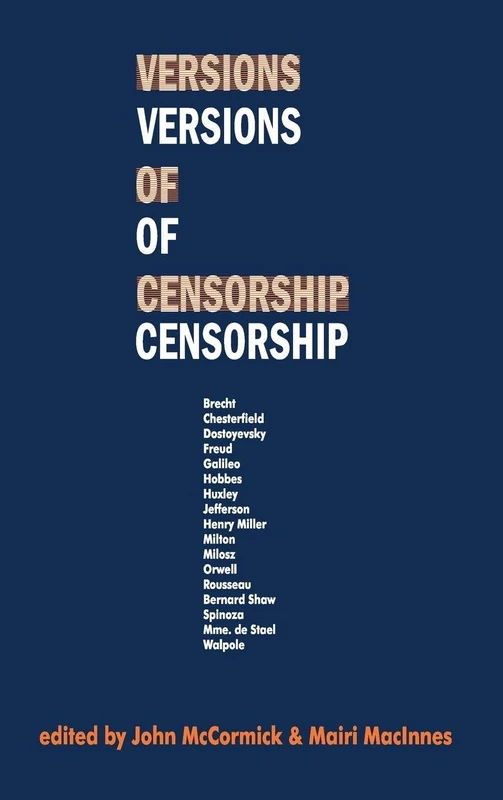 Routledge Versions of Censorship - Educational Book