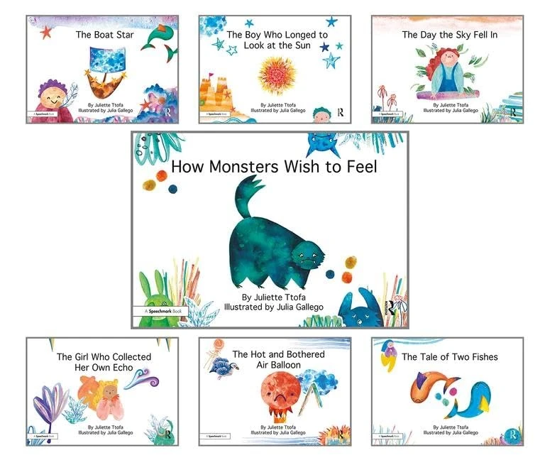 How Monsters Wish to Feel and other picture books: Seven Storybooks Set (Nurturing Emotional Resilience Storybooks)