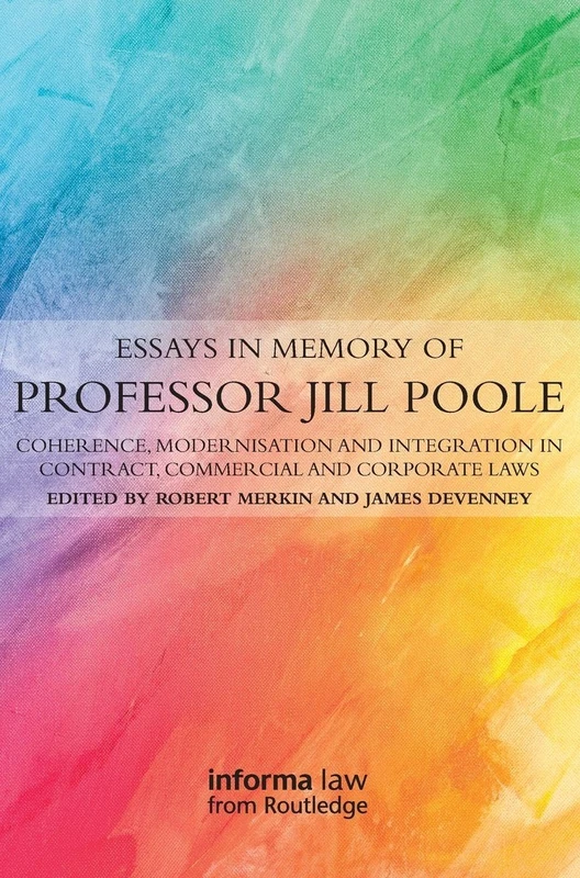 Routledge Essays in Memory of Professor Jill Poole - Law Book - Image 1