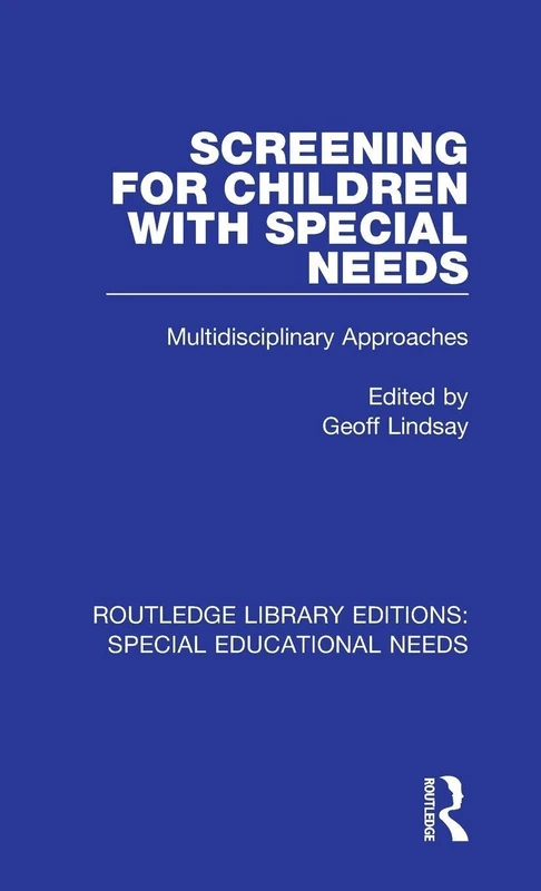 Routledge Screening for Children with Special Needs - Book