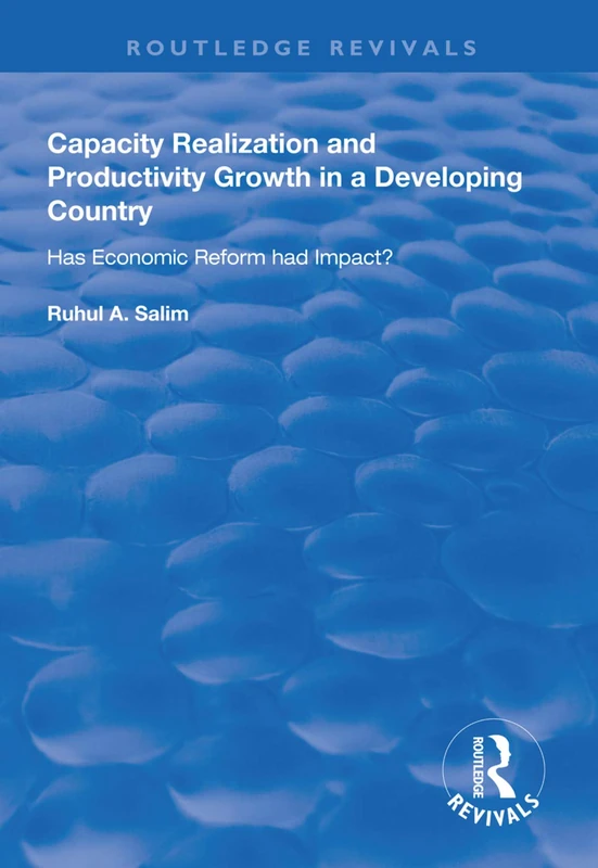 Capacity Realization and Productivity Growth in a Developing Country: Has Economic Reform Had Impact? (Routledge Revivals)