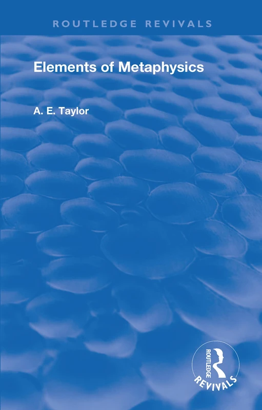 Routledge Elements of Metaphysics (Routledge Revivals) Book