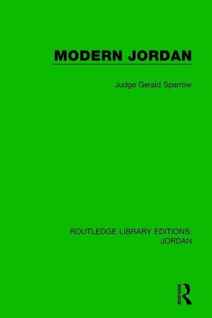 Modern Jordan: 1 (Routledge Library Editions: Jordan)