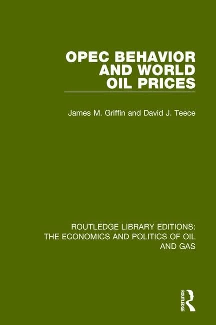 Routledge OPEC Behaviour and World Oil Prices - Economics Book - Image 1