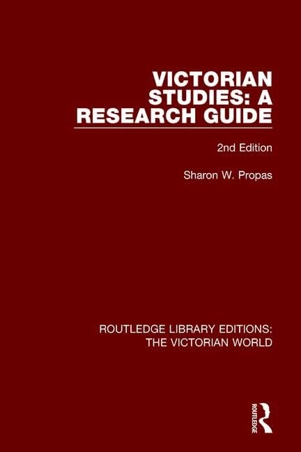 Routledge Victorian Studies: A Research Guide - History Book