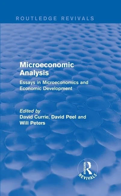 Routledge Microeconomic Analysis - Essays in Economics - Image 1
