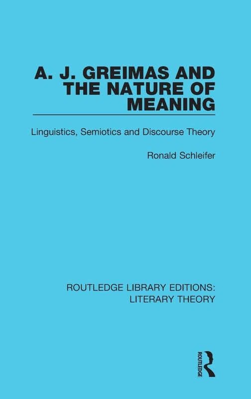 Routledge A. J. Greimas and the Nature of Meaning - Book - Image 1