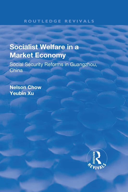 Socialist Welfare in a Market Economy: Social Security Reforms in Guangzhou, China (Routledge Revivals)